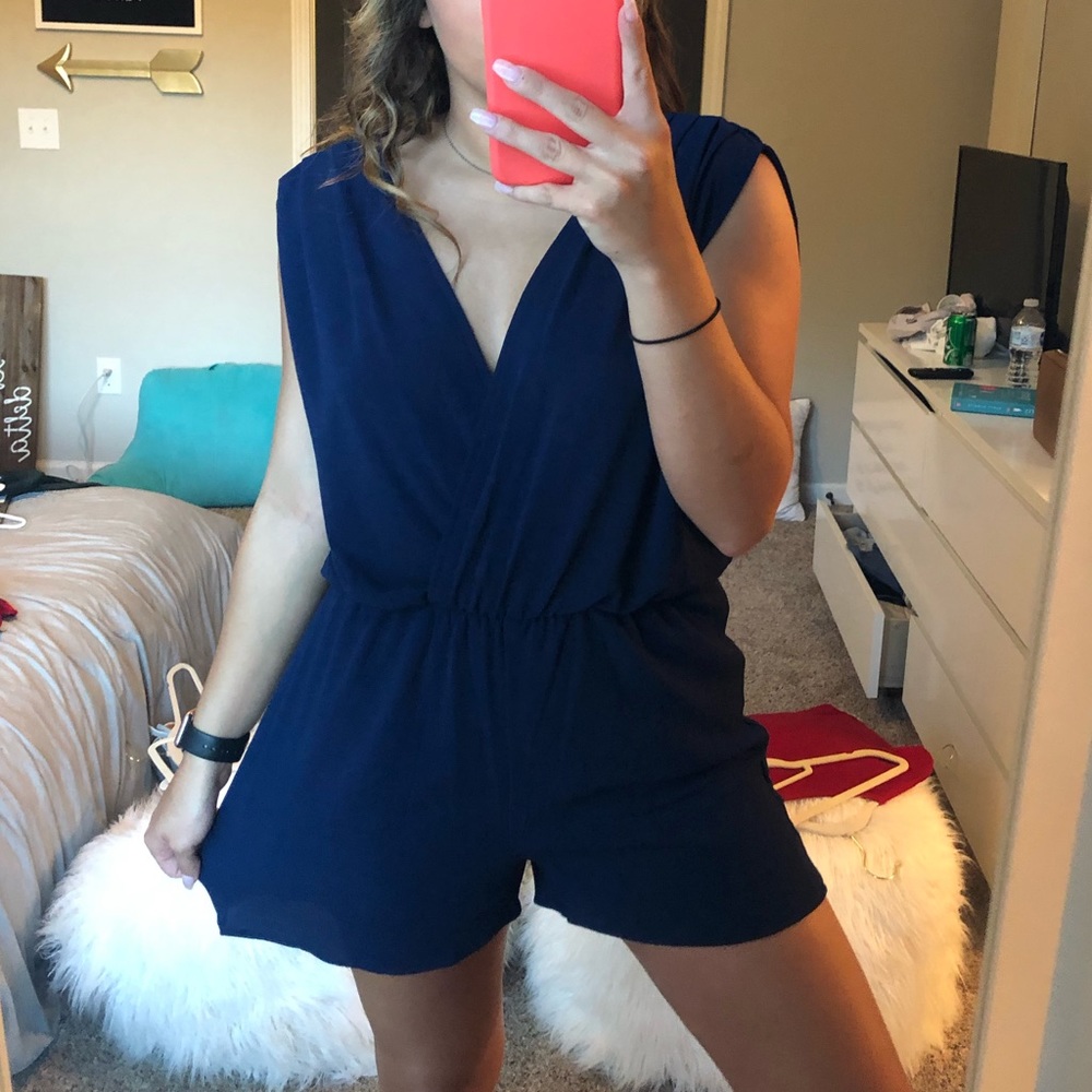 navy blue romper!